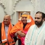 नाथद्वारा के श्रीनाथजी में मंदिर पहुंचे उप राष्ट्रपति जगदीप धनखड़।
