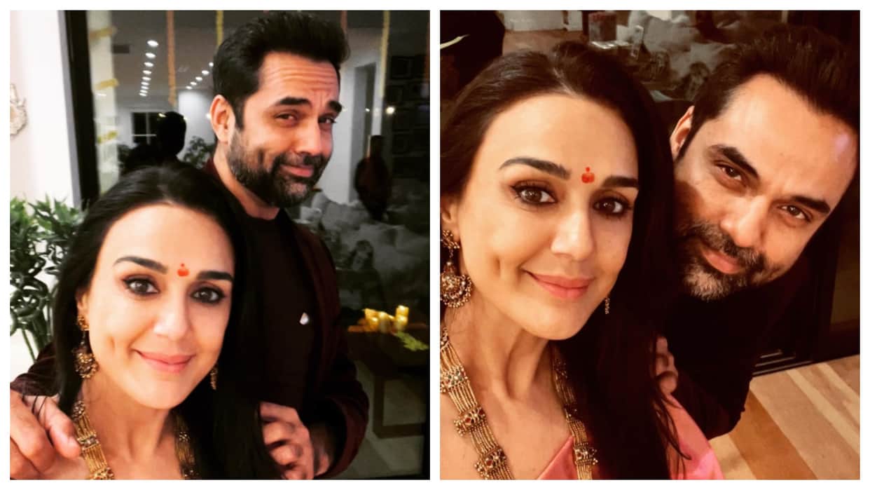 Abhay Deol shares Diwali 2022 photos with Preity Zinta on social media flaunts Dimples says happy dimpavli