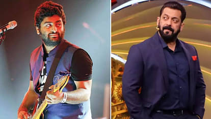 Tiger 3 actor Salman Khan and Arijit singh spotted together at bhaijaan house read details inside