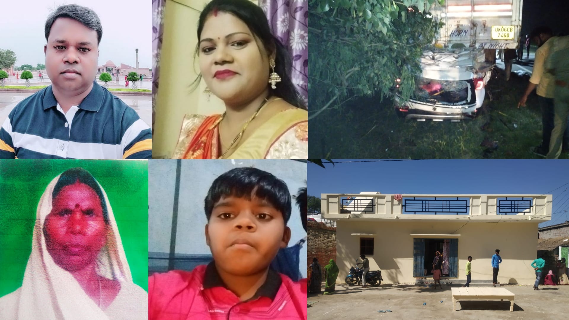 Basti Road Accident News Je Couple, Son, Daughter And Mother Died In A