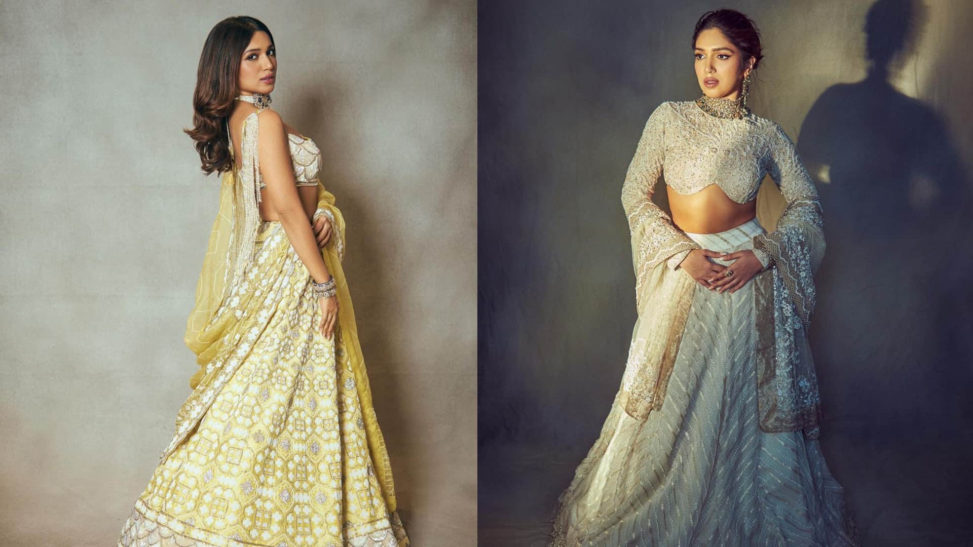 bhumi show toned abs in latest pic with gorgeous makeup skills