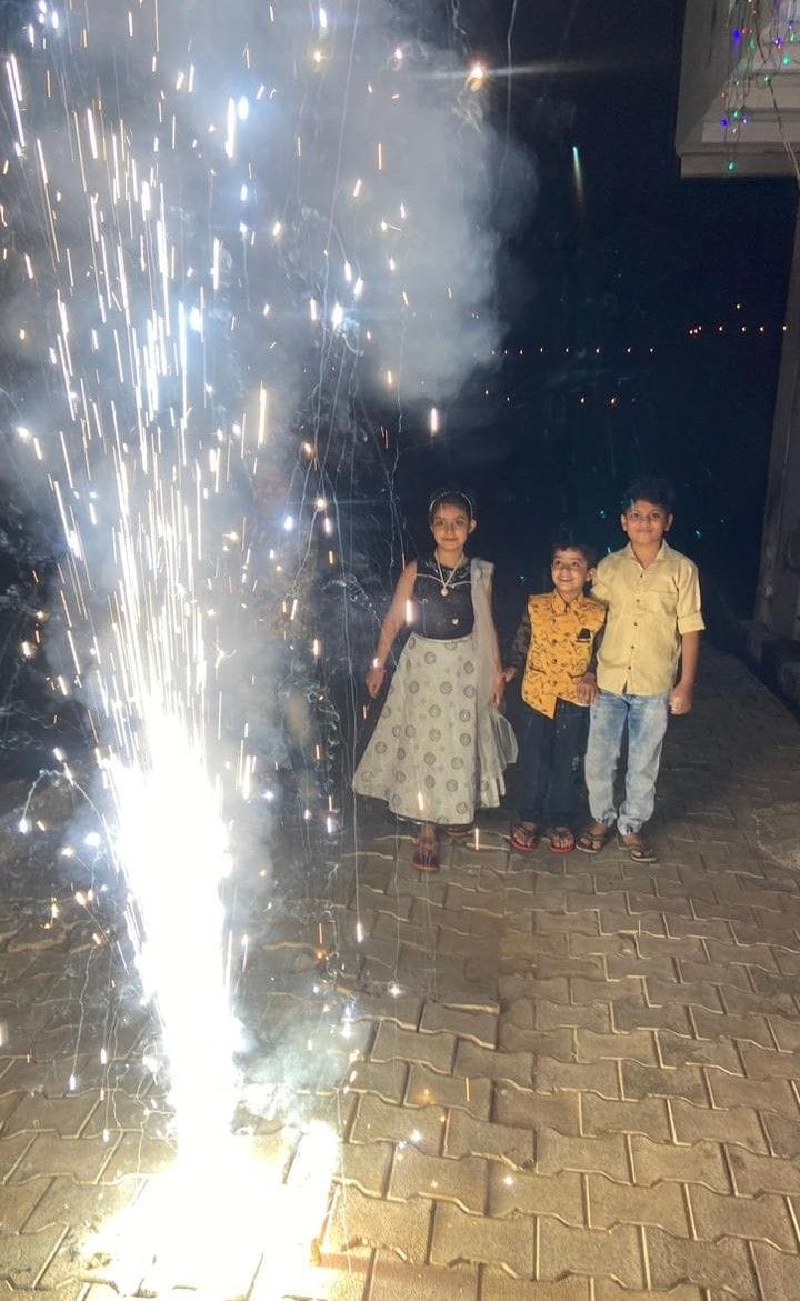 Hathras: The earth lit up with lamps, the sky resonated with fireworks