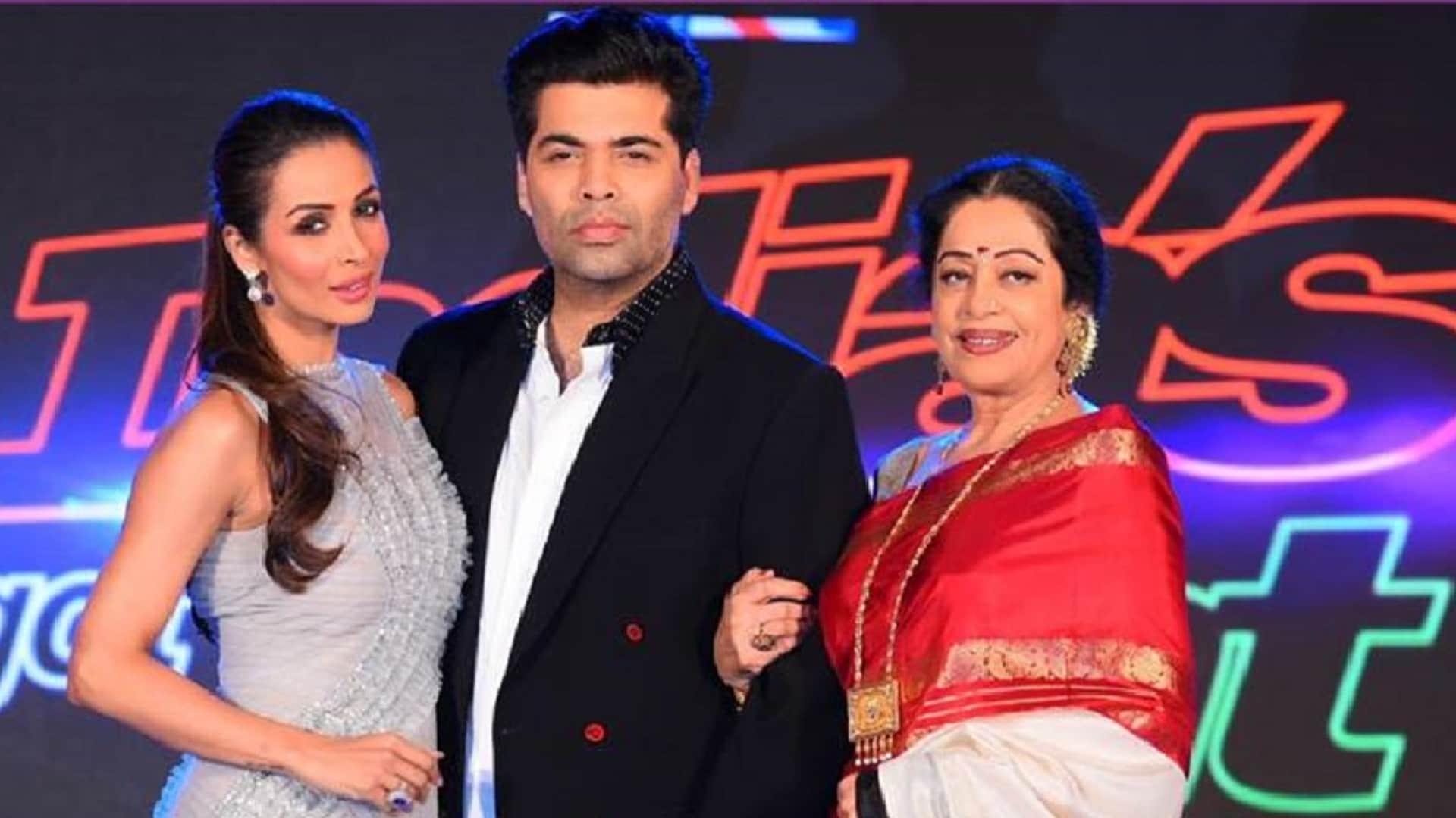 Amitabh Bachchan Diwali Party Kirron Kher make fun of Karan Johar Video goes Viral on Social Media