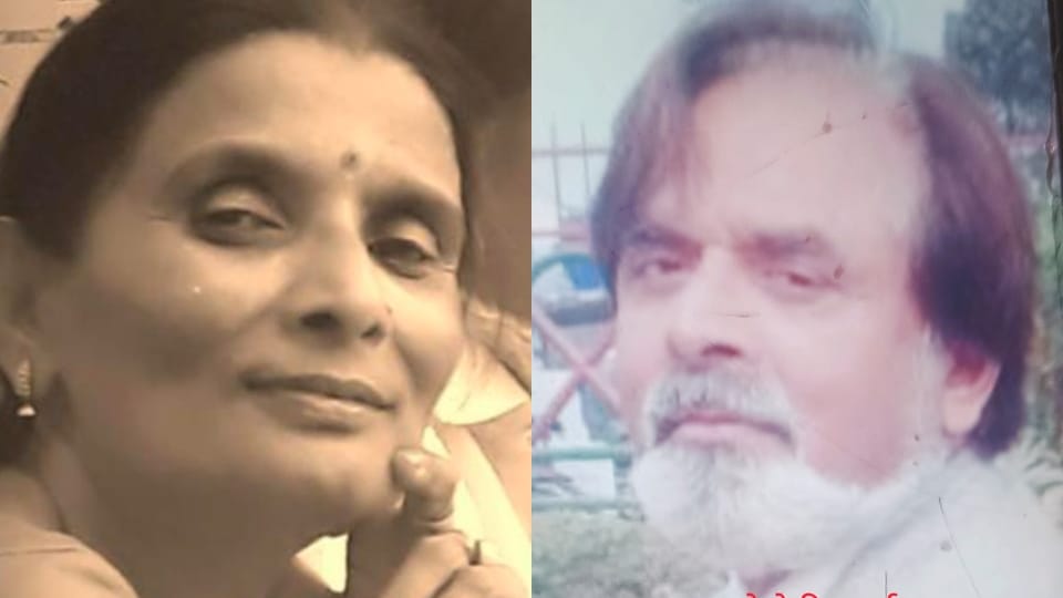 rampur Husband and wife left the world on the same day