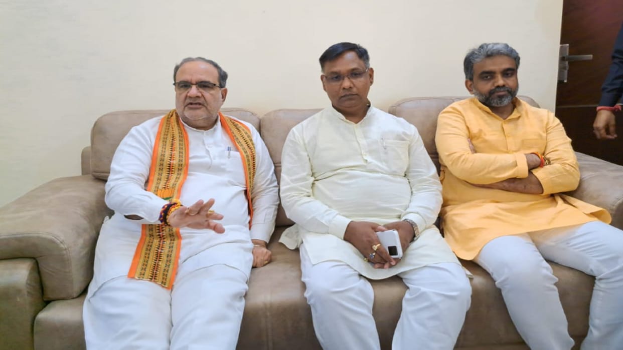Bijnor: Bhupendra Chaudhary said we have come out to feed lotus and Muslims are also seeking tickets from BJP