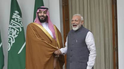 प्रधानमंत्री नरेंद्र मोदी और सऊदी के प्रिंस मोहम्मद बिन सलमान।