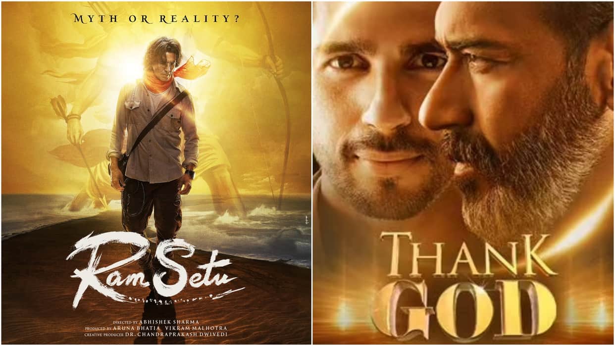 Ram Setu Thank God Box office collection Day one Akshay Kumar Ajay Devgn Zee Studios Prime Video Lyca