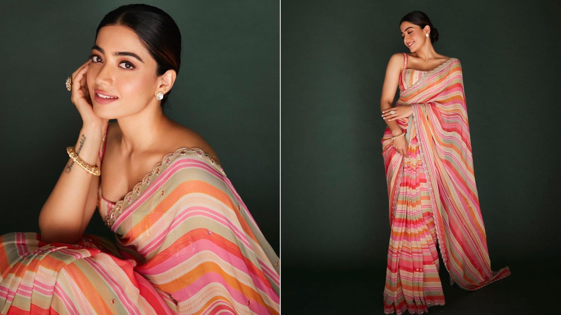 rashmika mandanna wear red lehenga in latest pics price can burn hole in your pocket