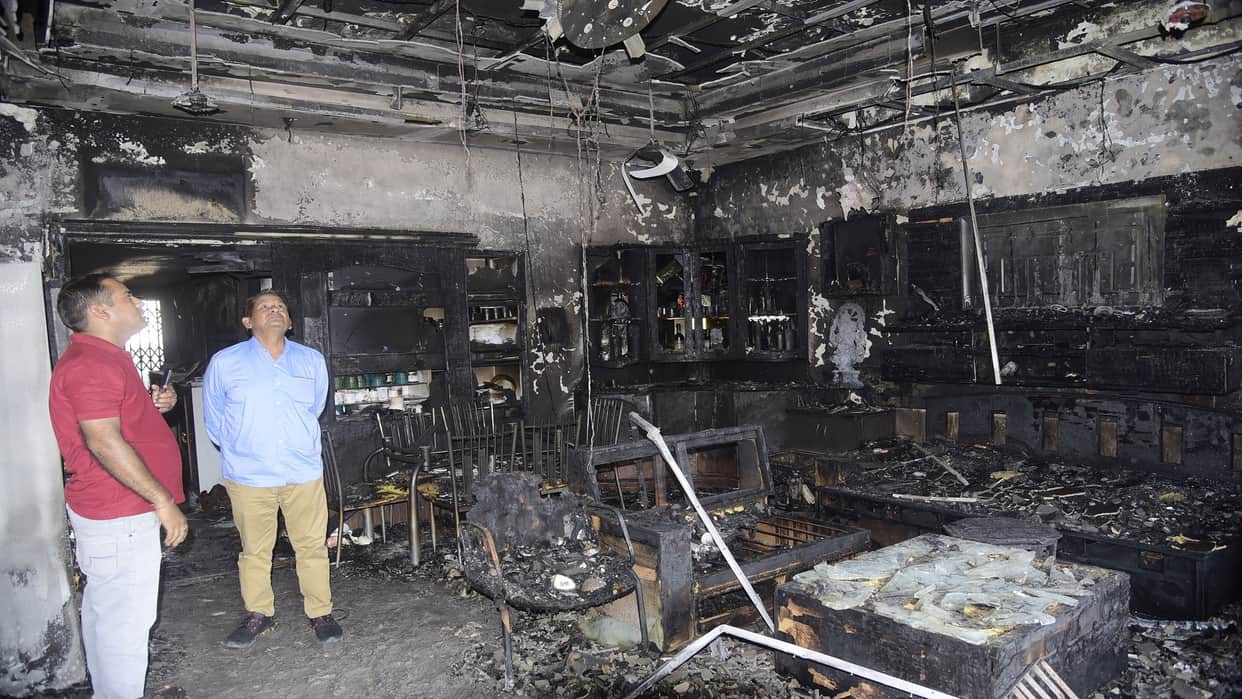 Lucknow Fire News Retired IPS officer had defeated death twice, but lost this time