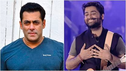 Tiger 3 actor Salman Khan and Arijit singh spotted together at bhaijaan house read details inside