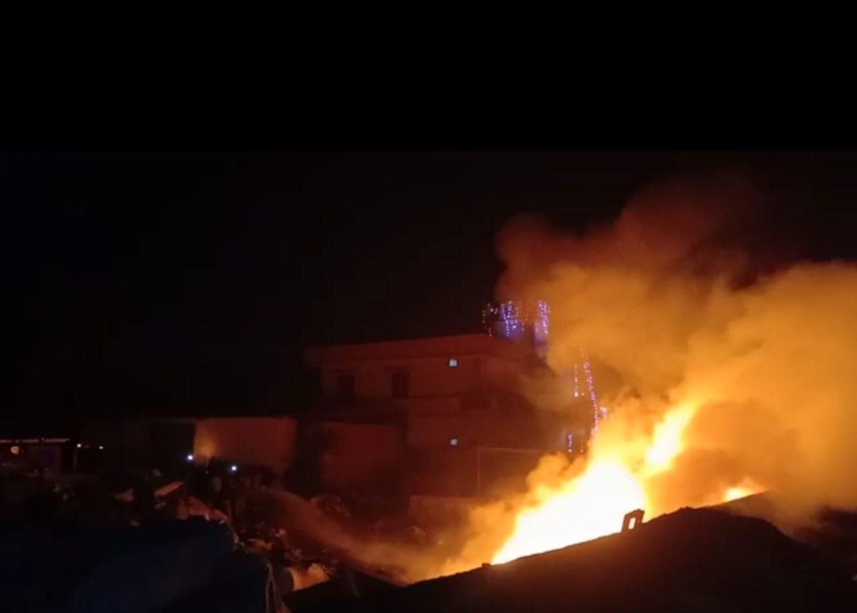 Scrap store burnt to ashes due to fire in Doiwala Uttarakhand
