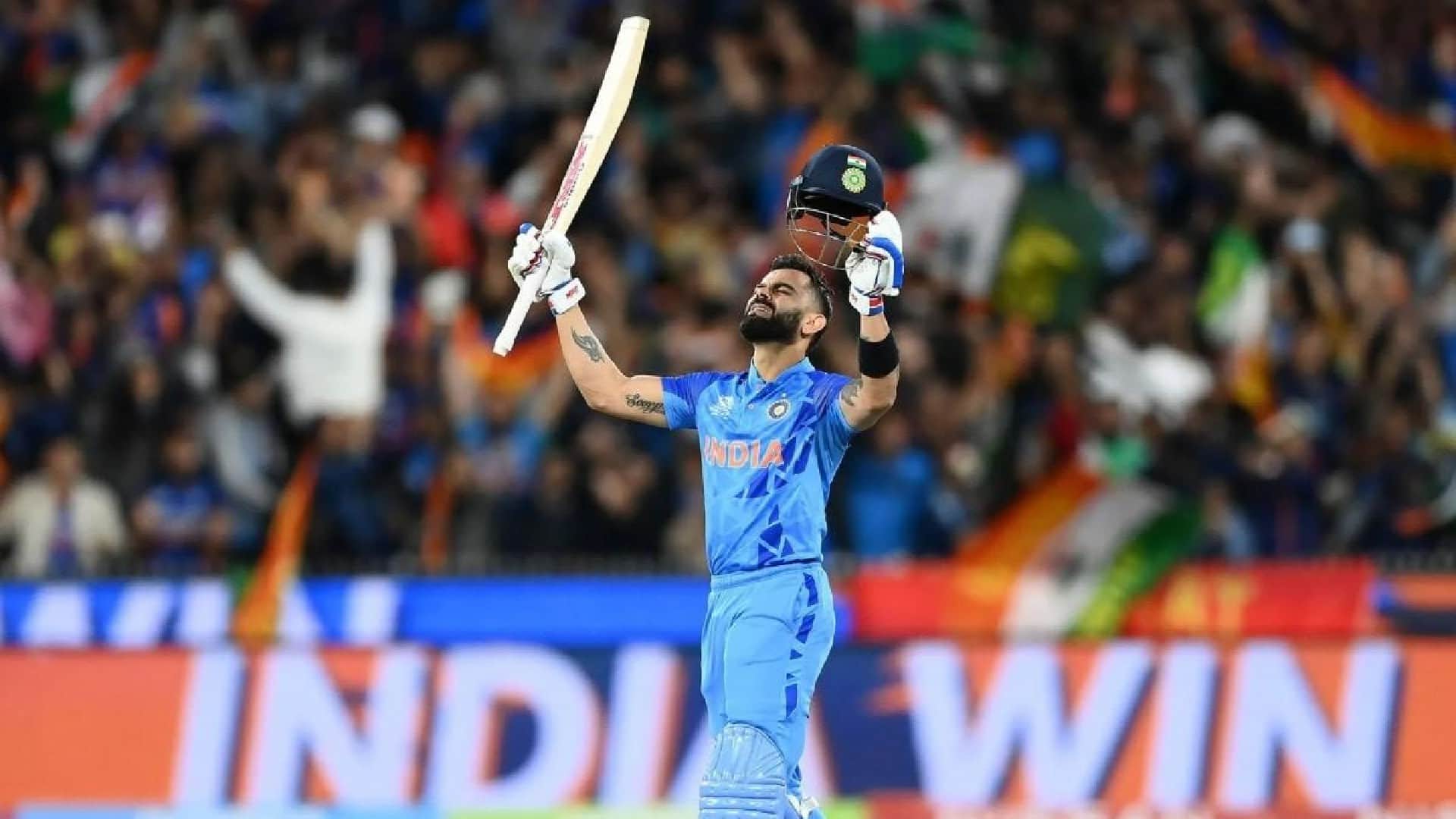 T20 World Cup Virat Kohli Crosses 1000 Run Mark In a Calendar Year Now Mahela Jayawardene record on target
