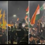कनाडा में खालिस्तान समर्थक और भारत प्रेमी आमने-सामने।