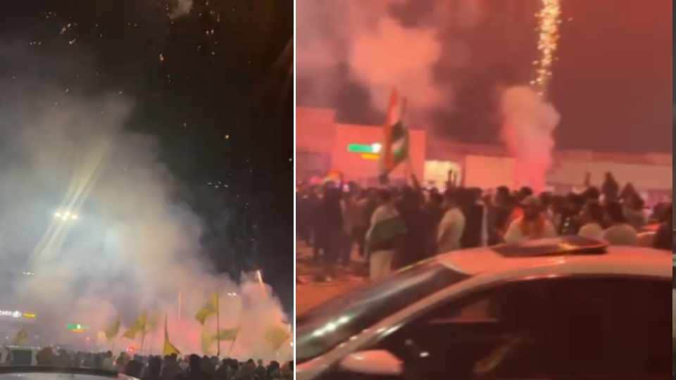 Canada Indian Flags Insulted by Khalistani Supporters and India Lovers Face Face News in Hindi