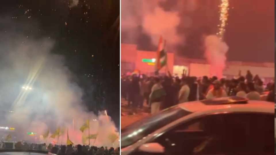 Canada Indian Flags Insulted by Khalistani Supporters and India Lovers Face Face News in Hindi