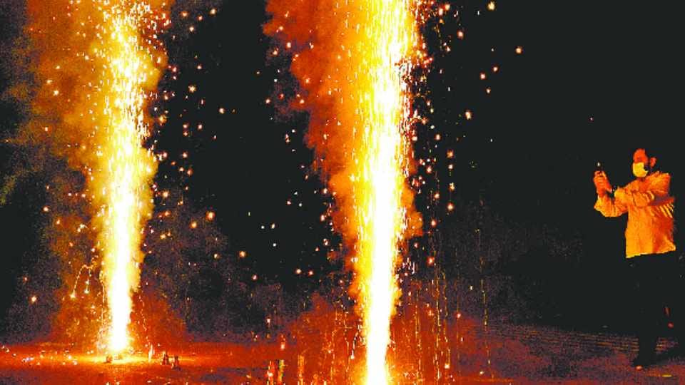 Air pollution increased in Chandigarh on Diwali night
