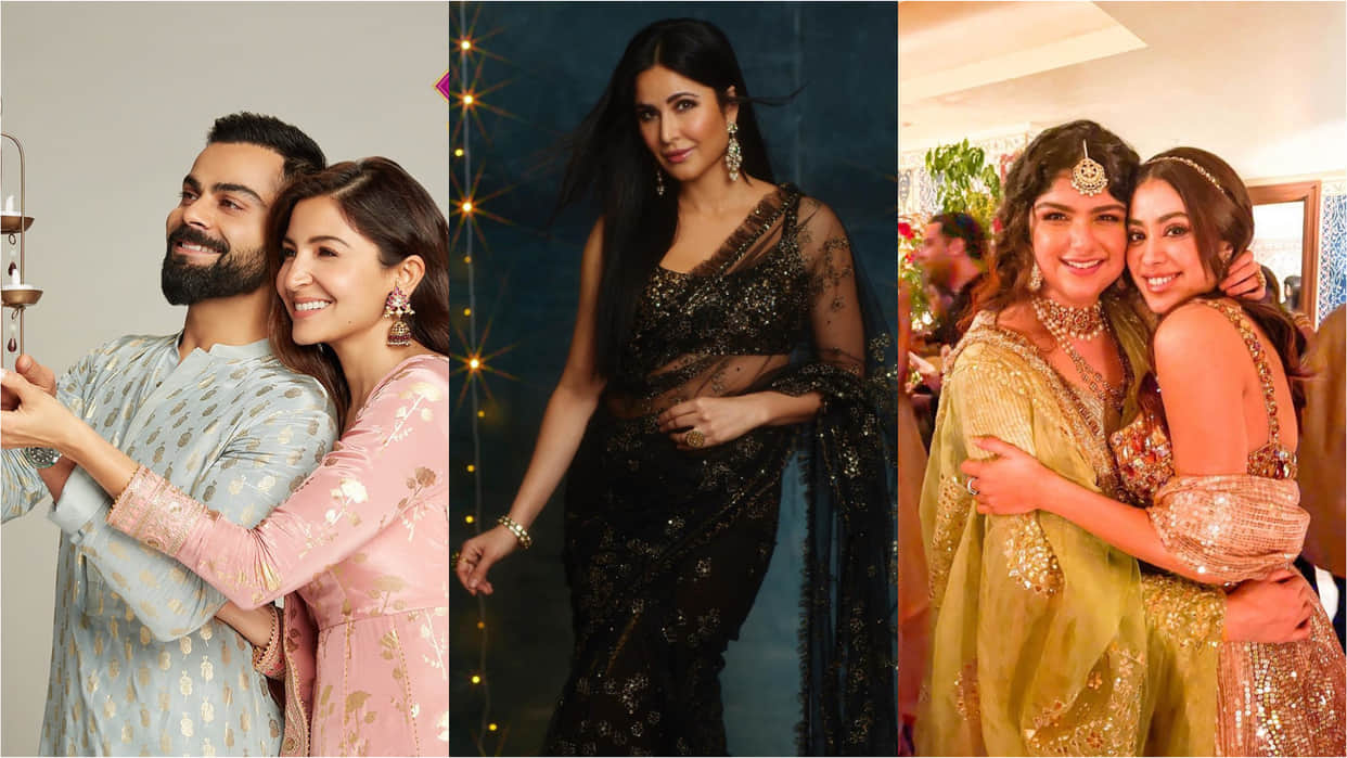 katrina kaif to kareena kapoor traditional look in diwali 2022 celebration with family