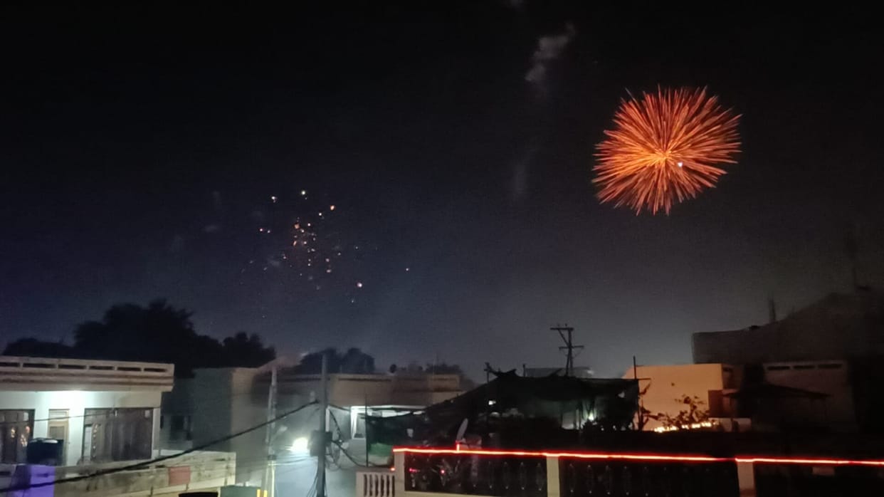 jammu city Pollution remained low on Diwali in five years dust particles settled due to rain