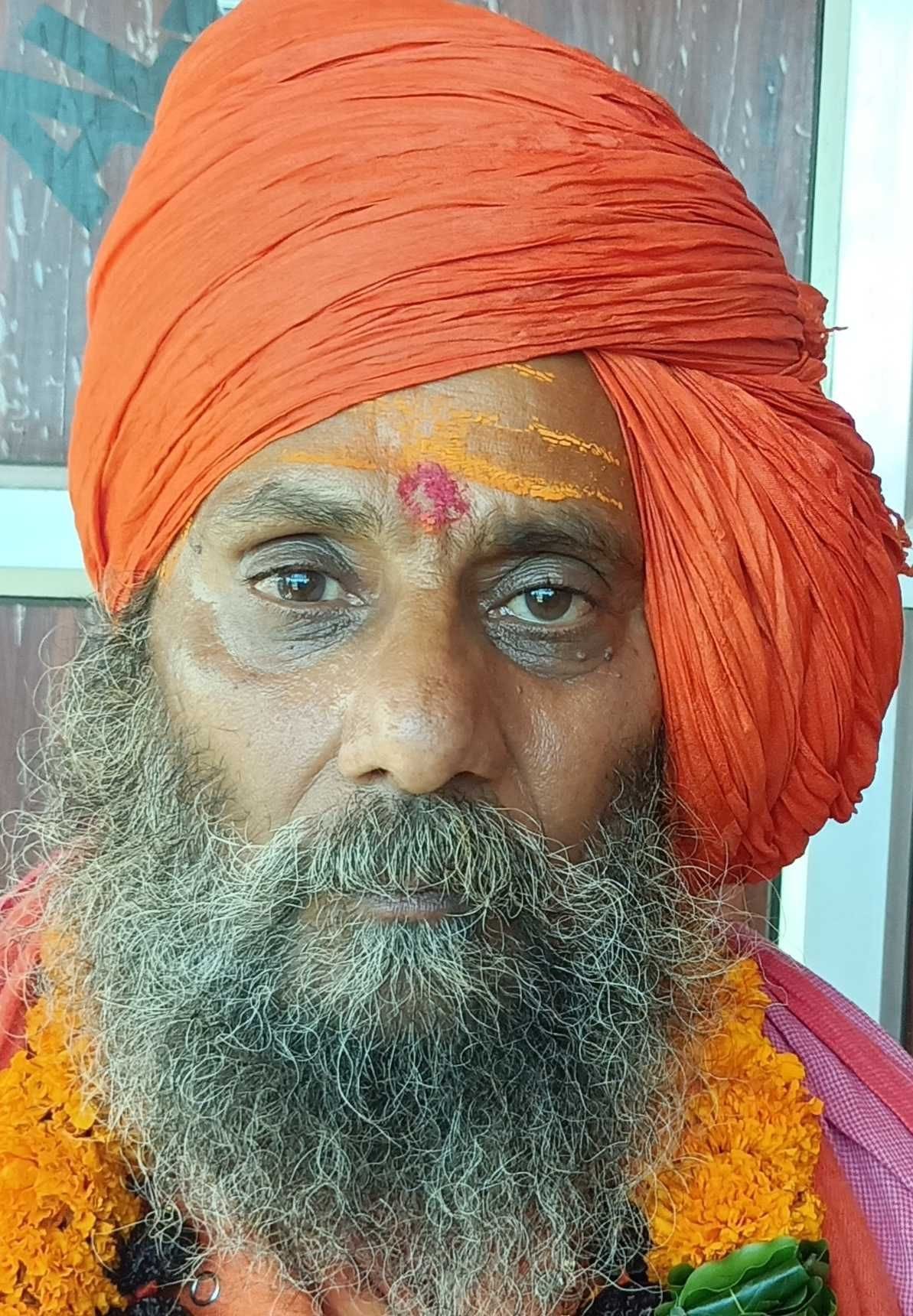 Worship of holy stick in Sharda river