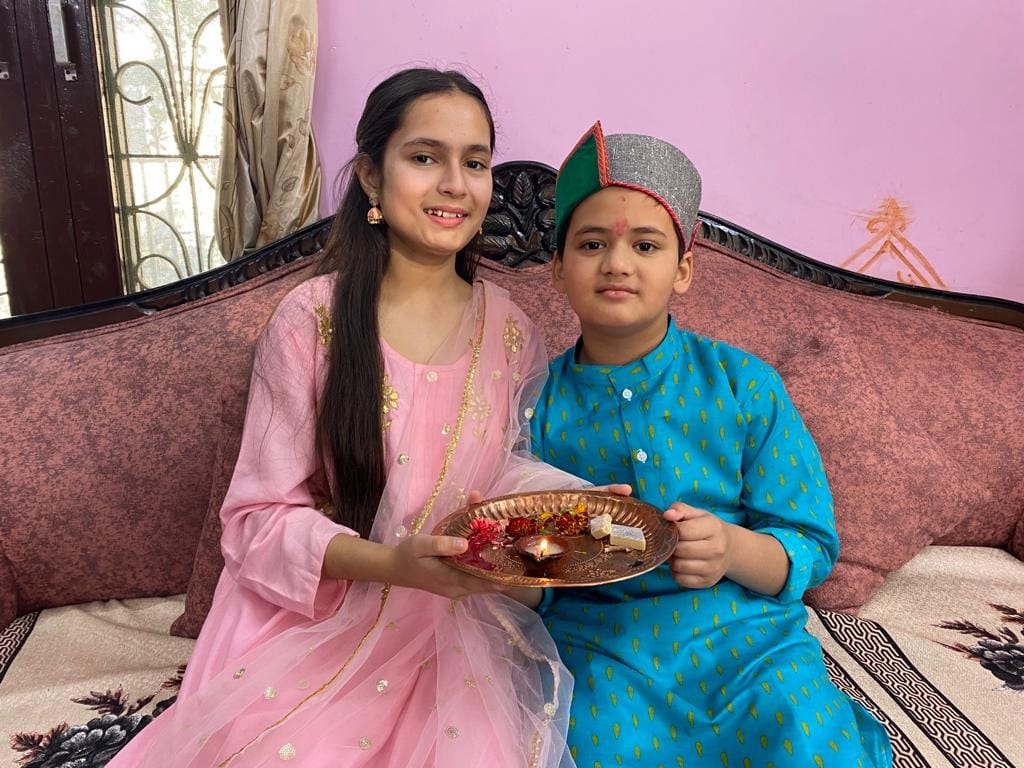 Bhaiya Dooj : Sisters pray for brother's long life by applying tilak