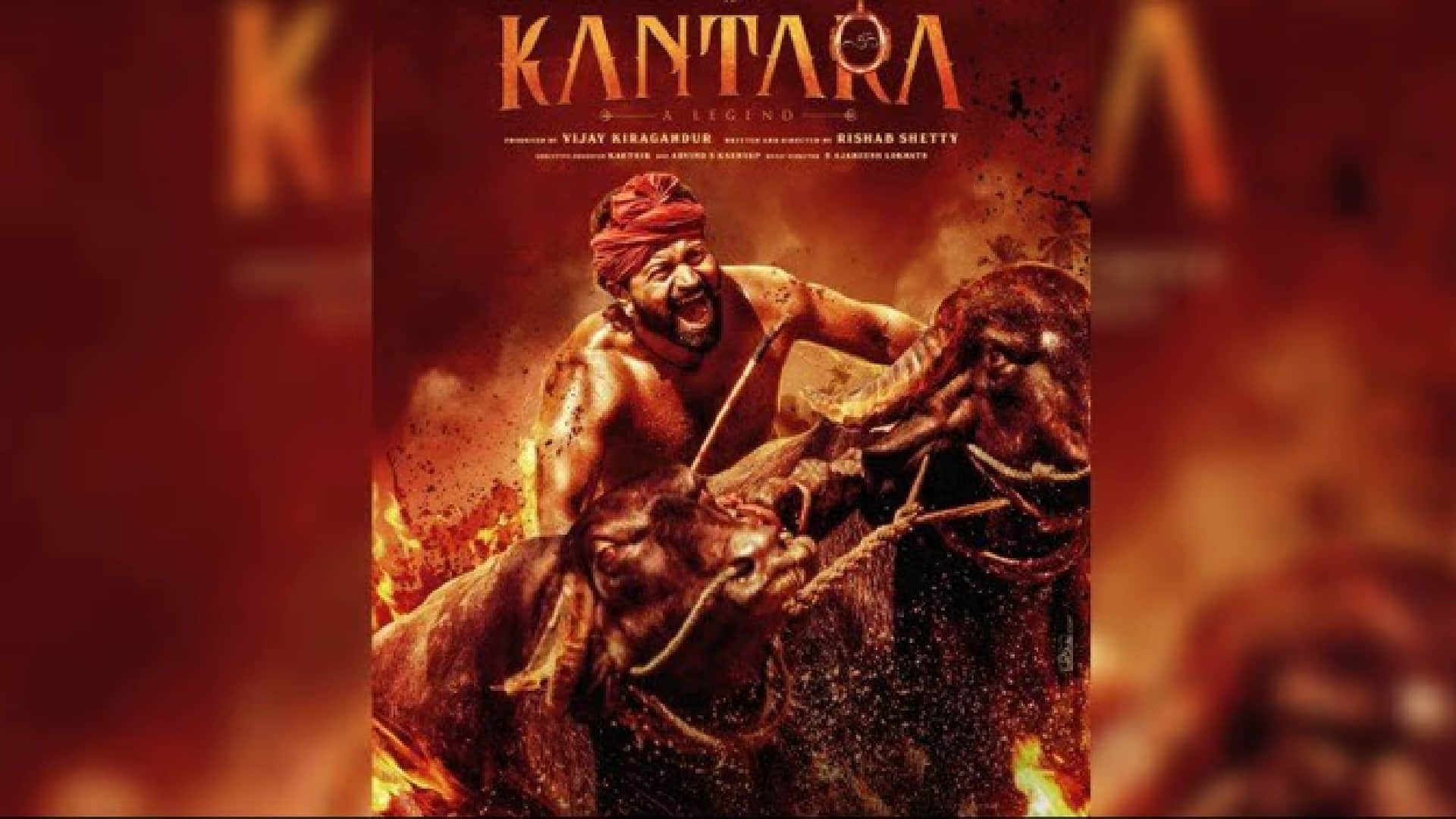 Kantara worldwide box office collection crossed 300 crore became second kannada film after kgf 2 in earning