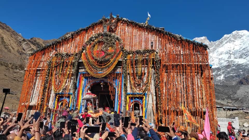 Char dham yatra 2022: kedarnath dham kapat closed only on bhai dooj recognition
