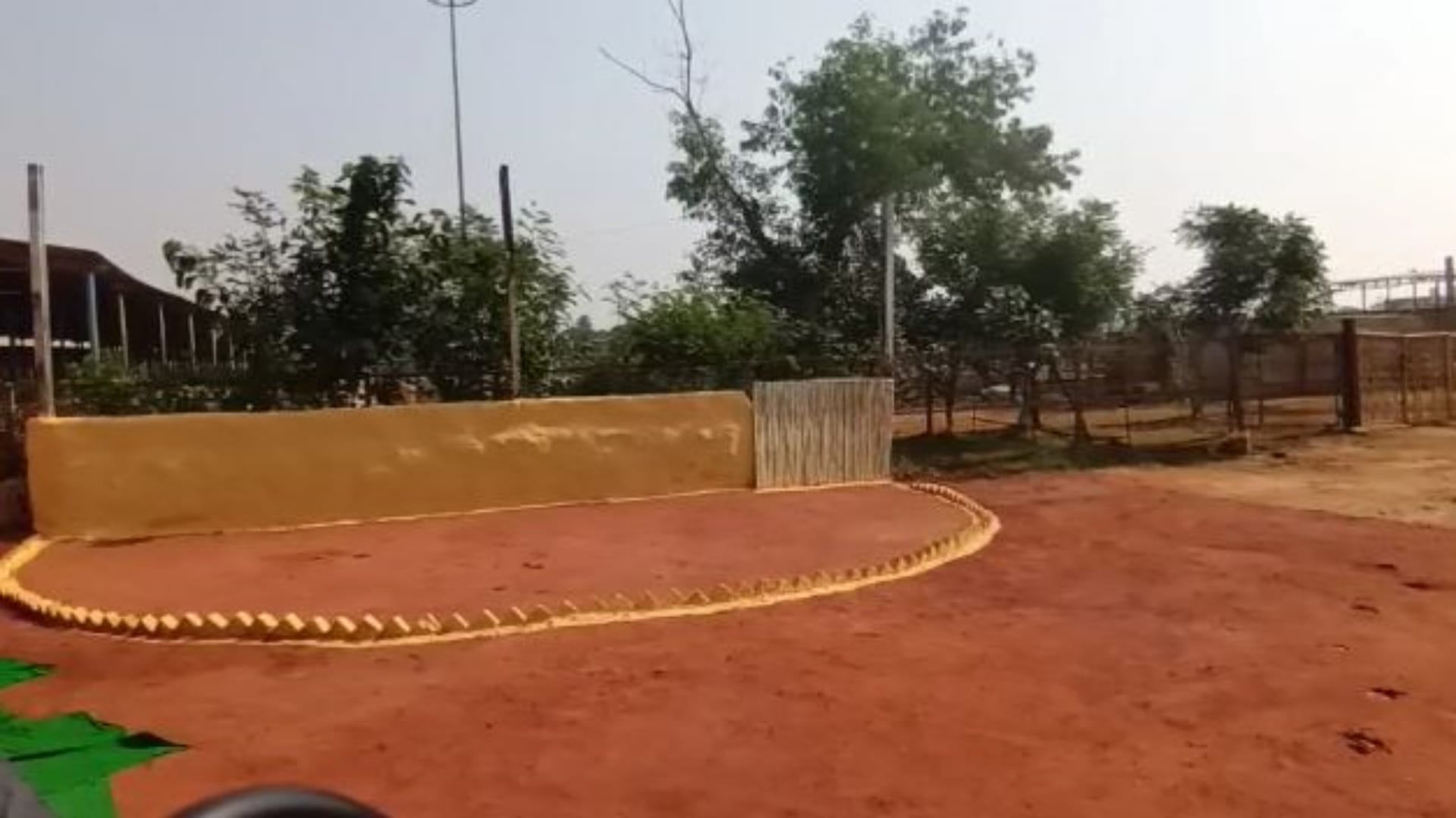 Govardhan Parvat made from 100 tonnes of cow dung in the biggest Adarsh Gaushala in Gwalior