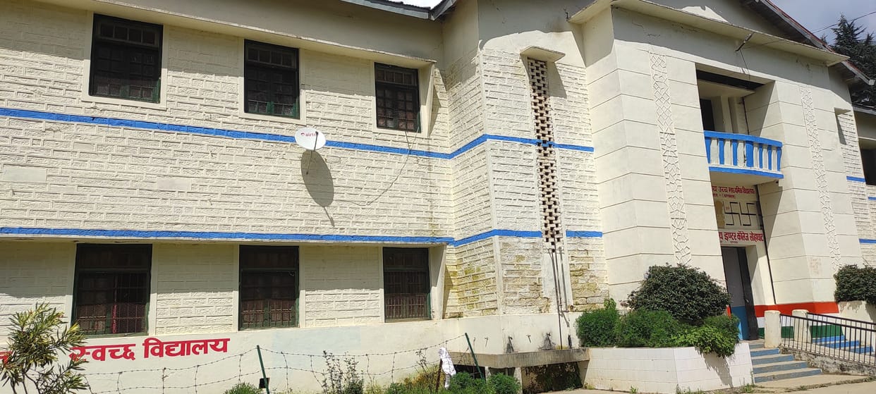 16.30 lakh received for repair of school building