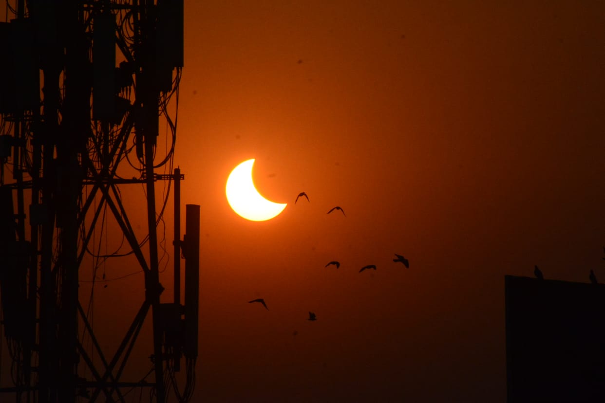 The doors of the temples remained closed throughout the day due to solar eclipse