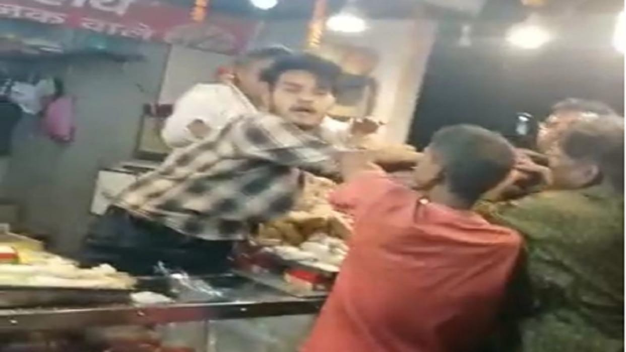MEERUT: The accused entered the shop and beat up the traders father and son