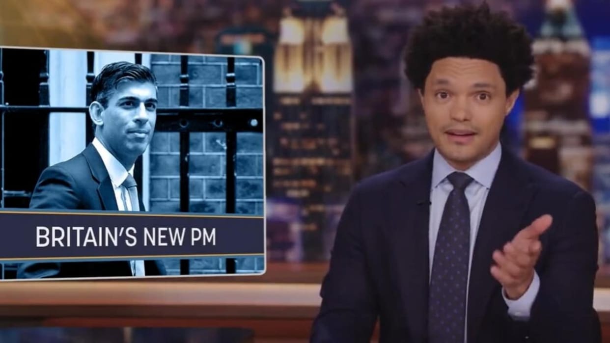 Racist Comment on British Pm Rishi Sunak, Comedian Trevor Noah reacts on His Show