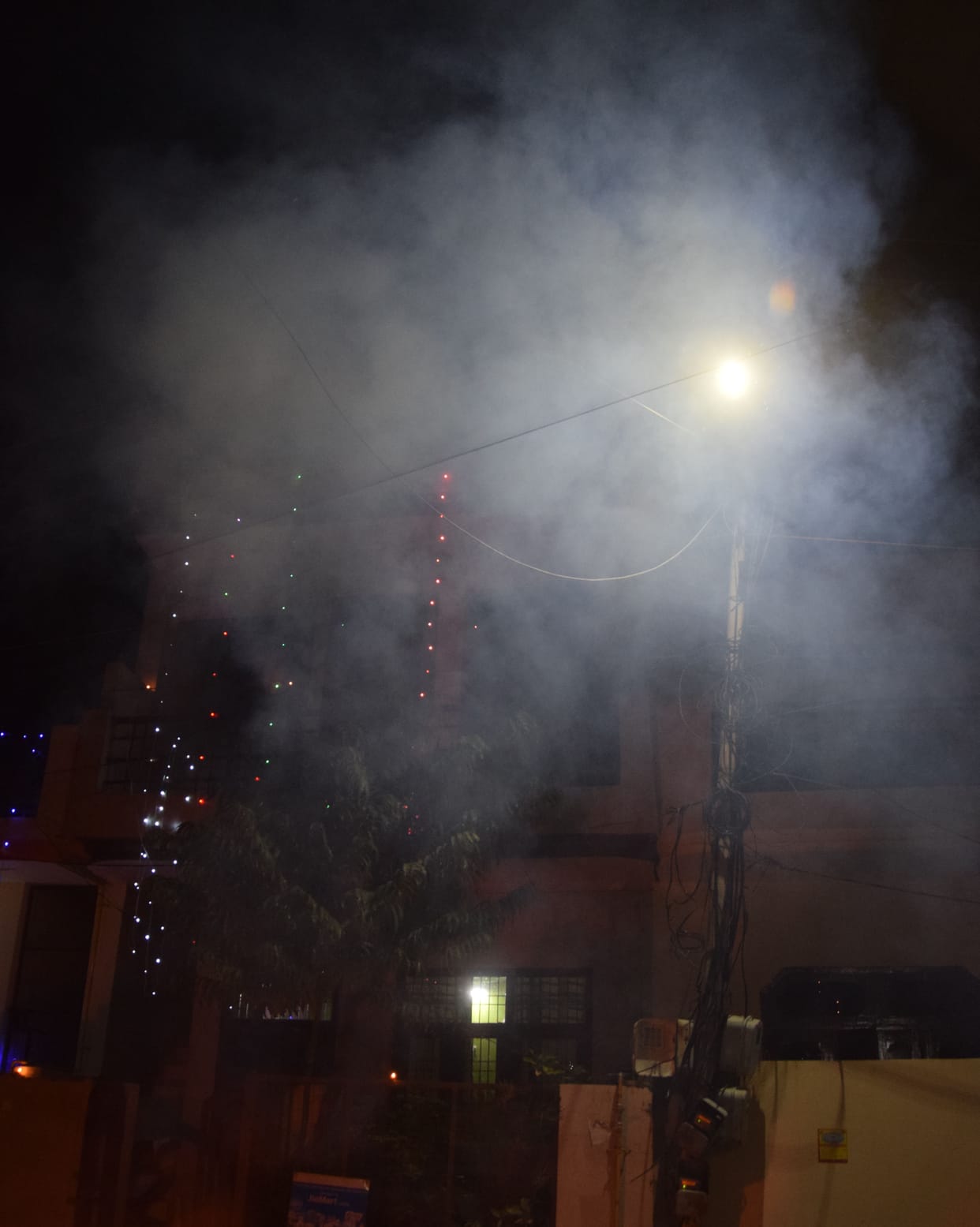 More polluted air after fireworks on Diwali
