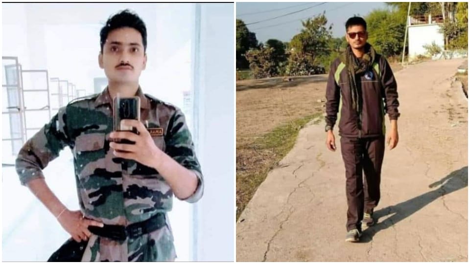 Amar Sharma martyred in Ladakh died of heart attack Shivpuri