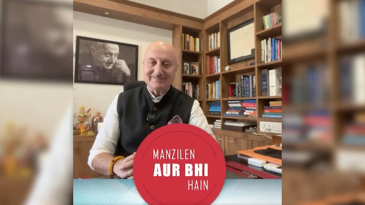 Anupam Kher announces new chat show Manzilen Aur Bhi Hai, will premiere on his YouTube channel