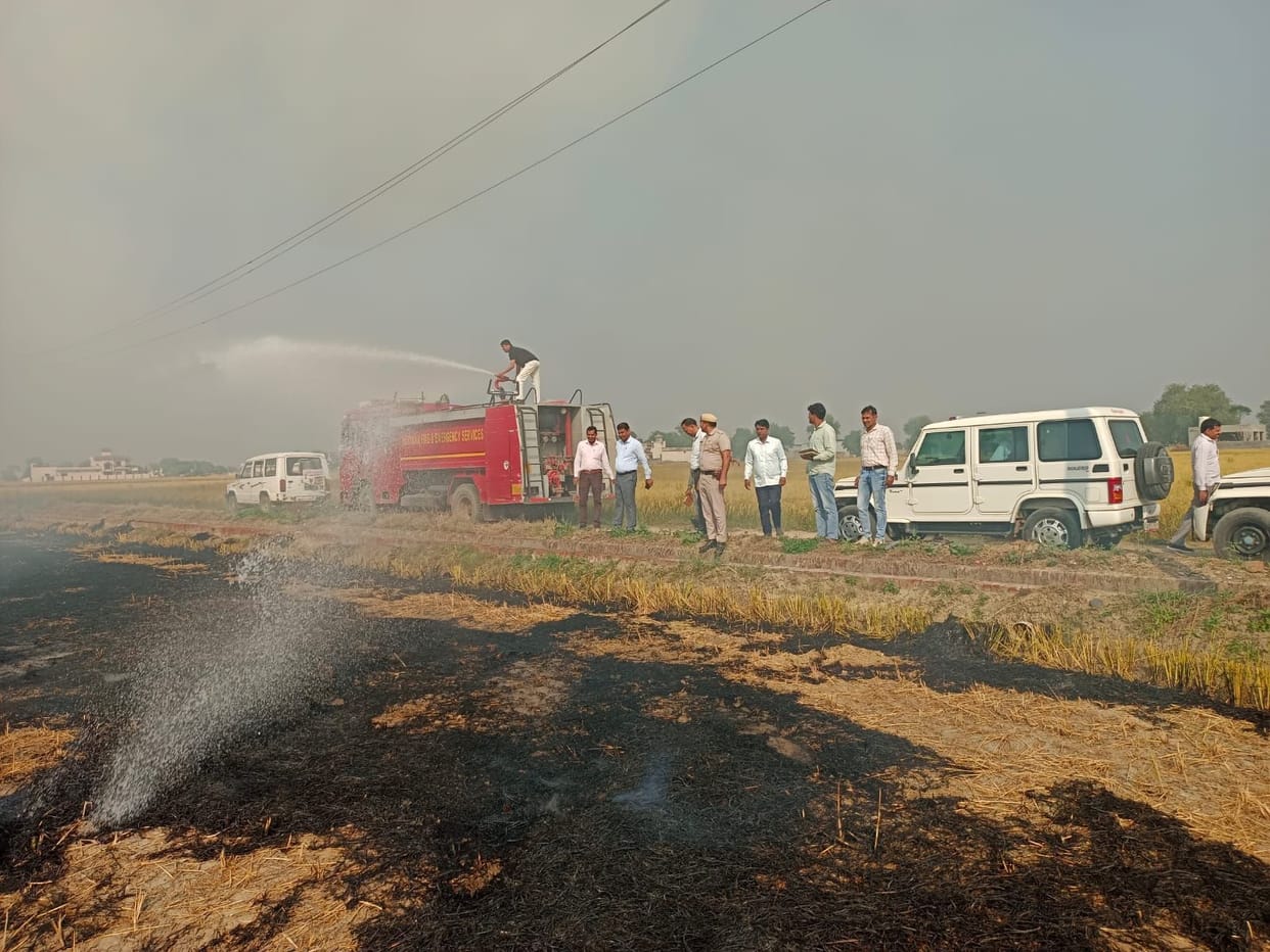 Despite fines and warnings, farmers are burning stubble