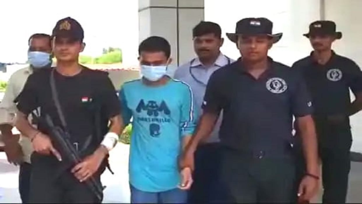 up anti terror squad raids in Azamgarh Weapons and manufacturing equipment recovered two arrested