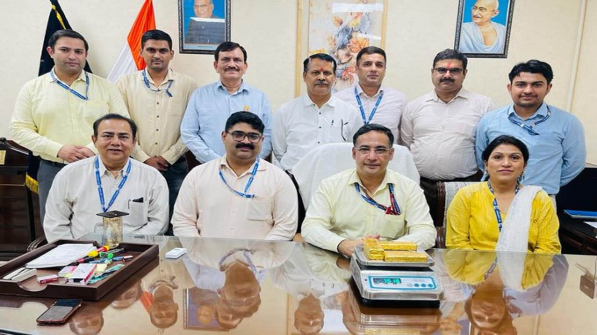 Mumbai Airport Customs intercepted 2 Indian passengers arriving from Dubai carrying 2.65 Kgs 24Kt gold wax