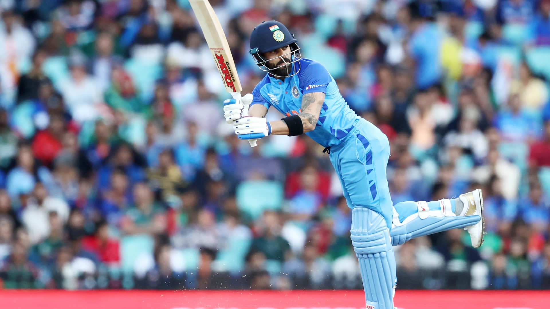 T20 World Cup Virat Kohli Crosses 1000 Run Mark In a Calendar Year Now Mahela Jayawardene record on target