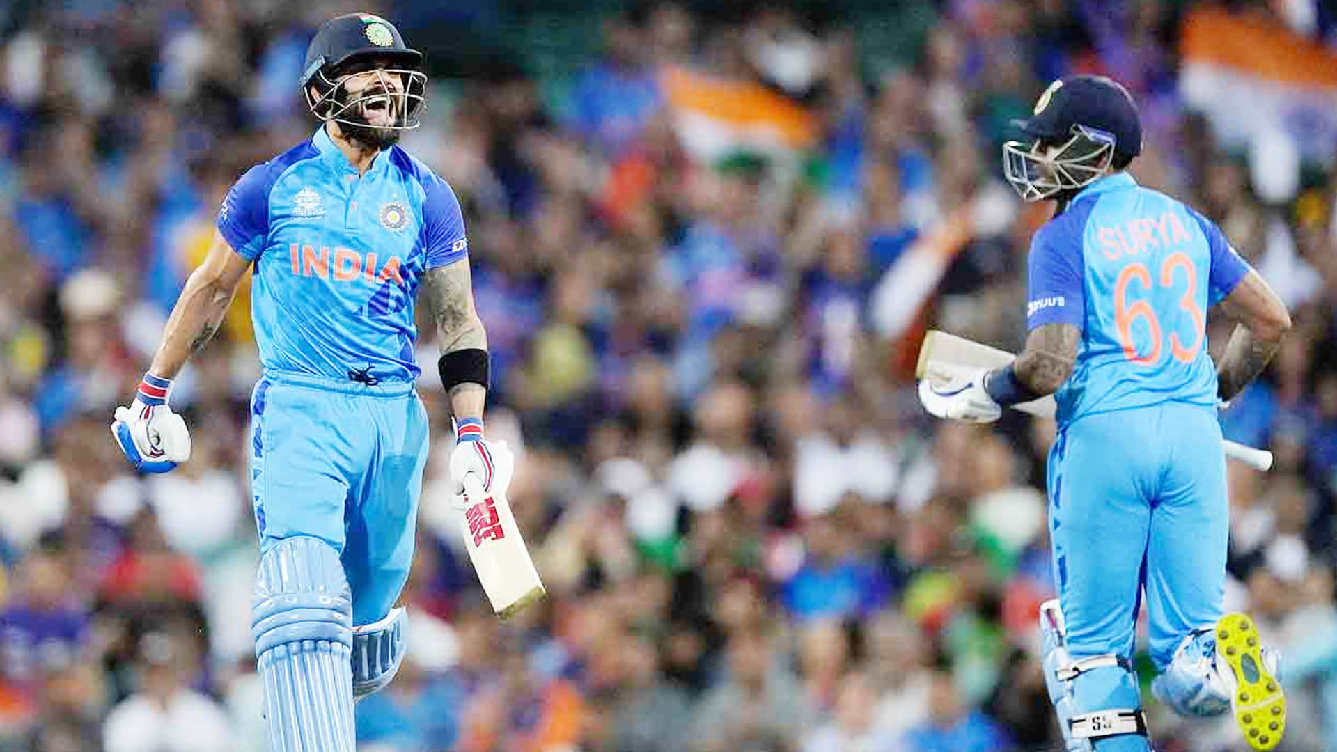T20 World Cup Virat Kohli Crosses 1000 Run Mark In a Calendar Year Now Mahela Jayawardene record on target