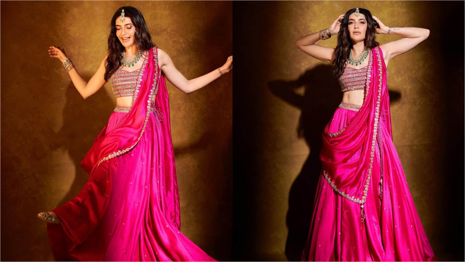 tv actress rubina dilaik to shraddha arya celebrate diwali 2022 in gorgeous traditional look