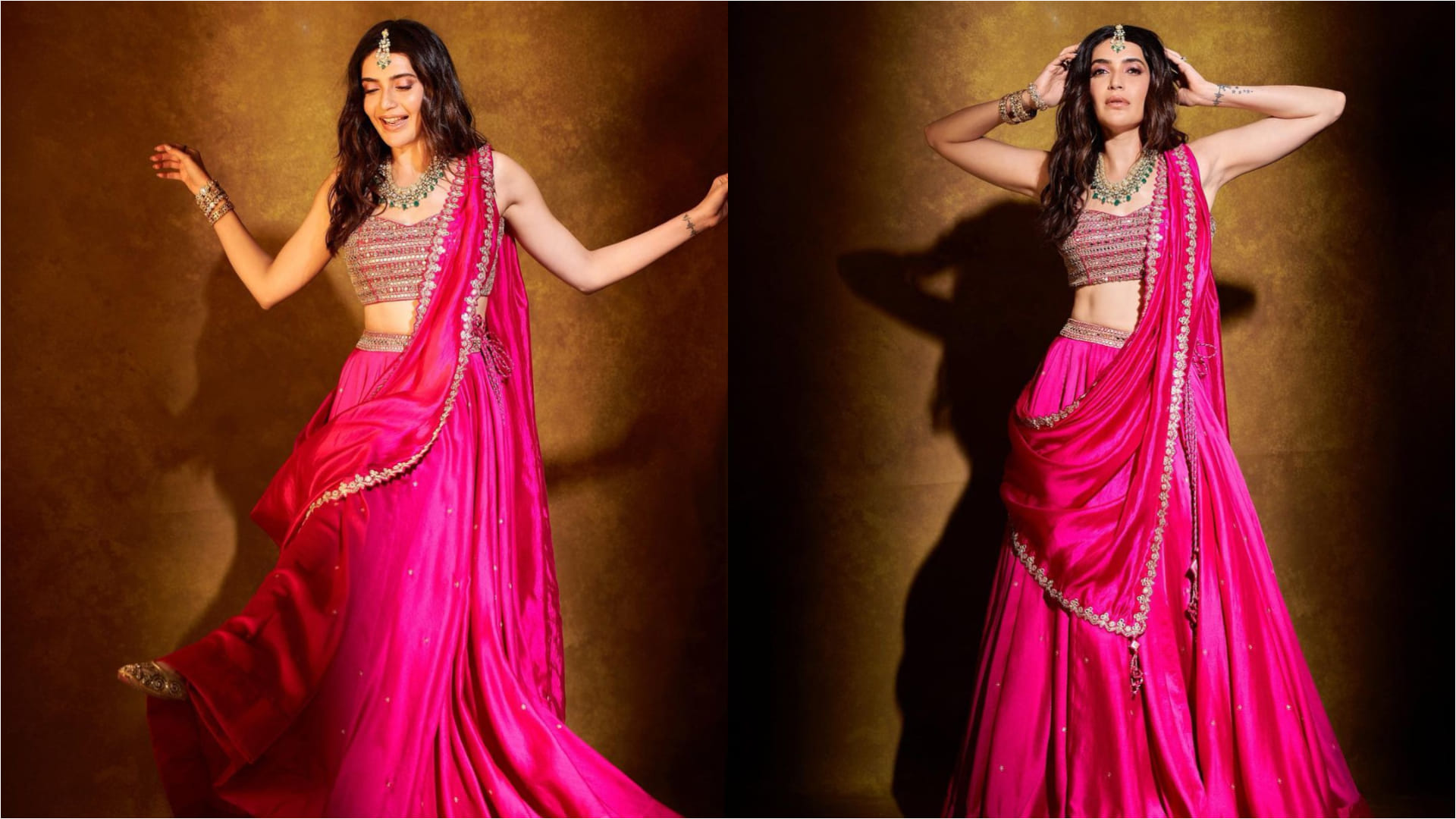 tv actress rubina dilaik to shraddha arya celebrate diwali 2022 in gorgeous traditional look