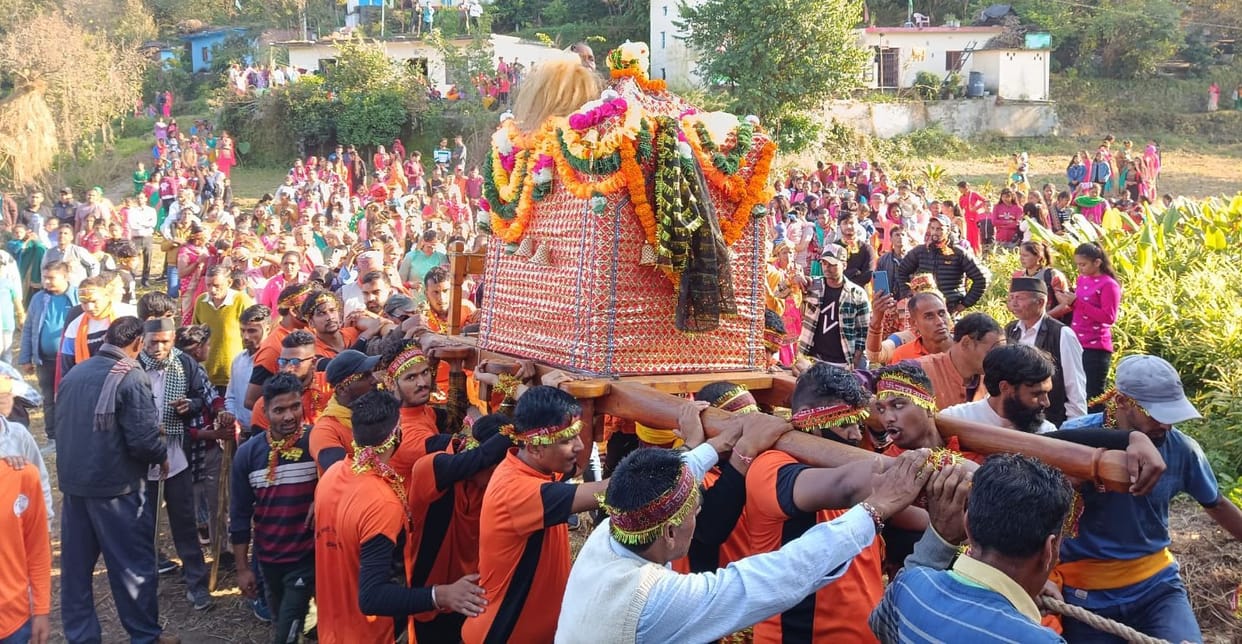 Grand Dola Rath Yatras of Mother Bhagwati taken out