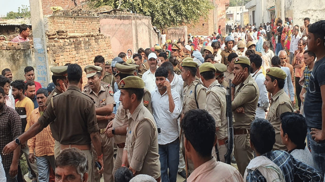 Amroha Murder of student missing from home dead body found in sugarcane field force