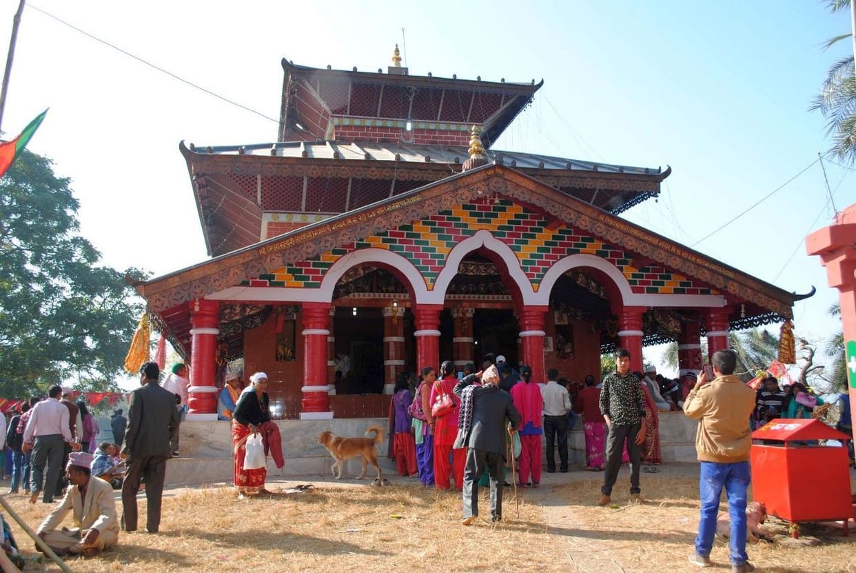 Nepal's famous Tripura Sundari fair from two