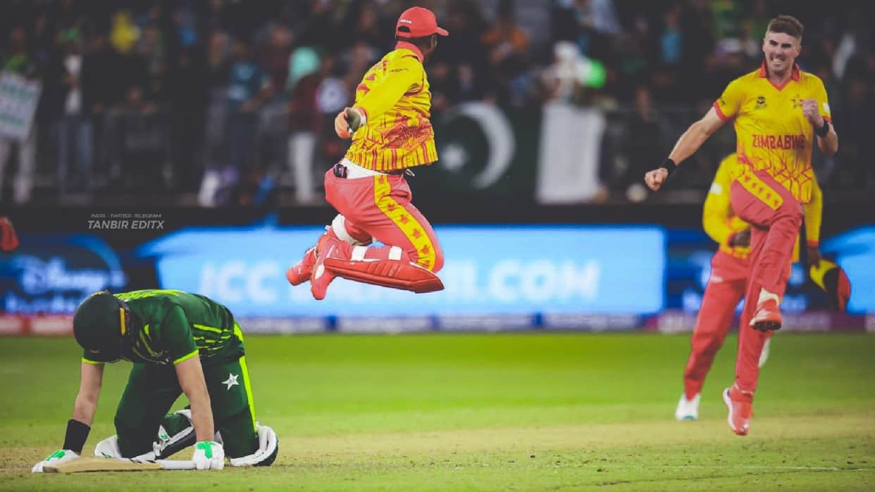 PAK vs ZIM Match last five over thriller Pakistan could not score 38 runs in 30 balls