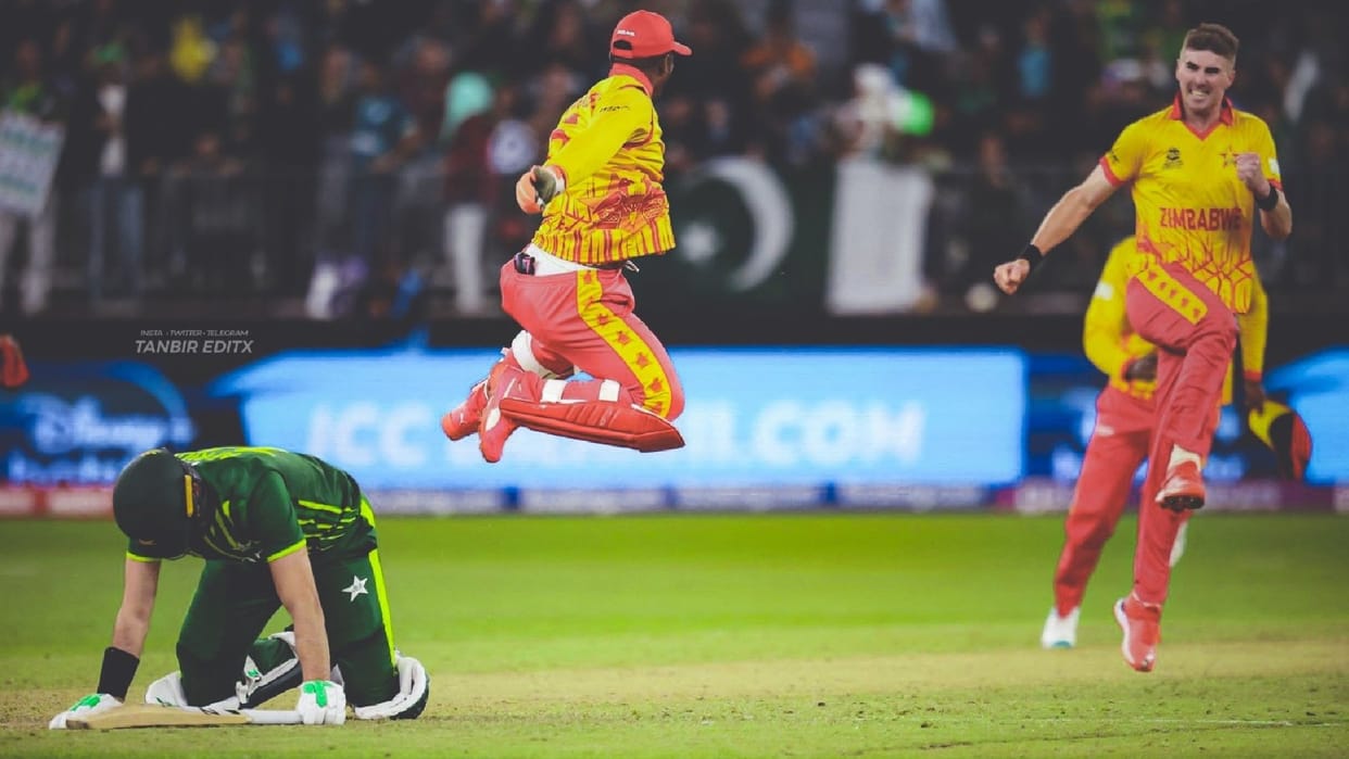 PAK vs ZIM Match last five over thriller Pakistan could not score 38 runs in 30 balls