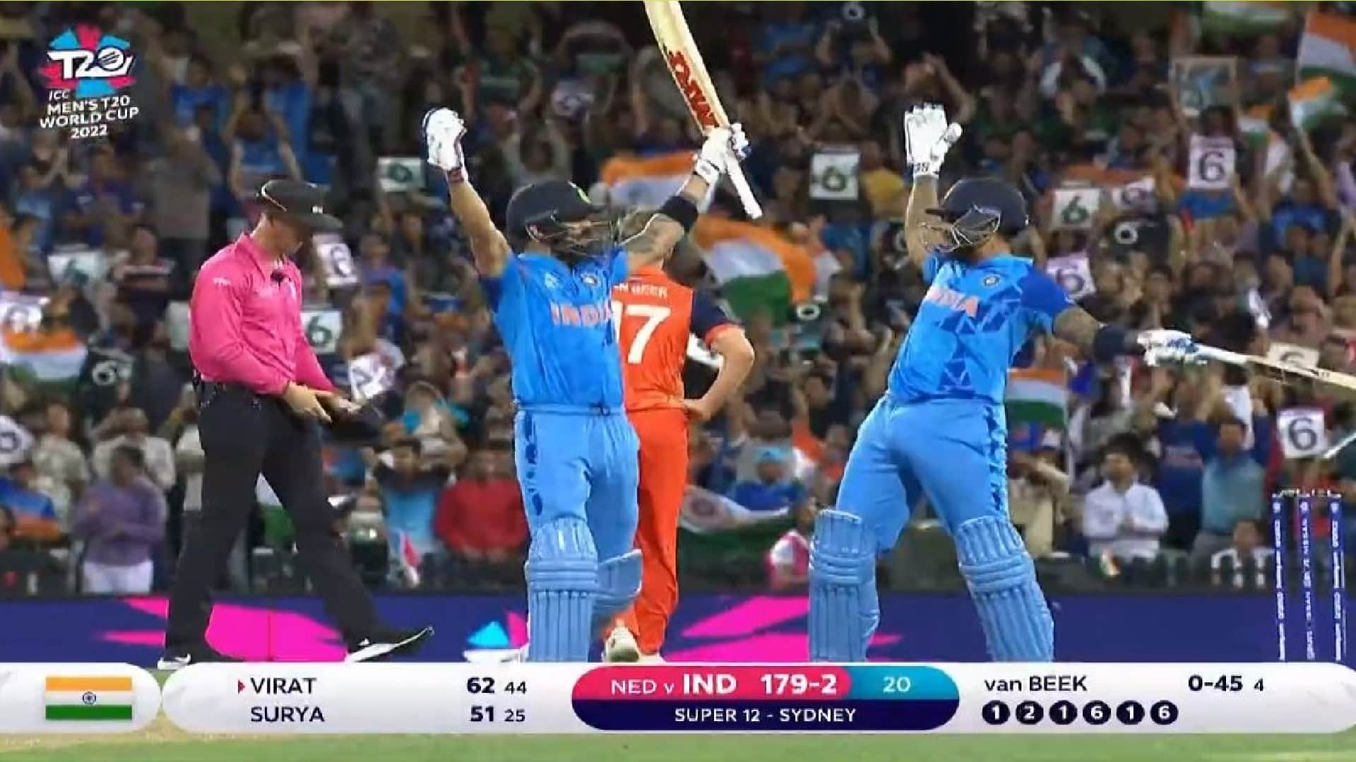 IND vs NED T20 WC 2022 Match Highlights from suryakumar fifty to Fans proposal