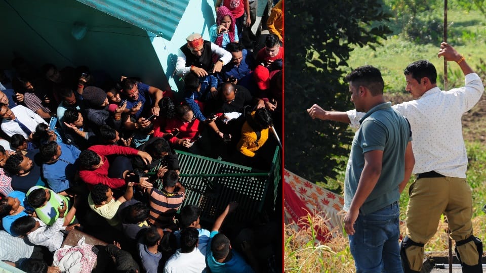 Dehradun News: Huge crowd gathered to see female Leopard Rescue Photos