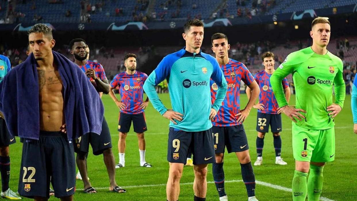 UCL Barcelona out of UEFA Champions League Without Lionel Messi will play in Europa League for the second time