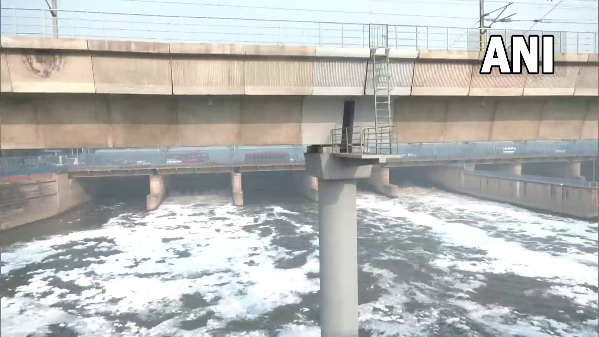 Toxic foam in Yamuna BJP and AAP face to face over foam in Yamuna no solution found News in Hindi